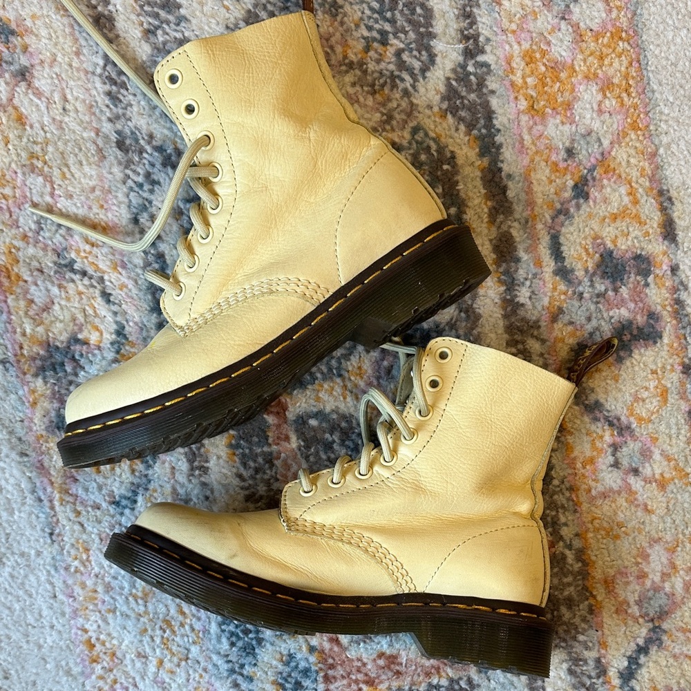 Butter Yellow Doc Martens size 37